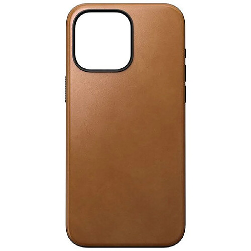 Nomad Coque Modern en Cuir pour iPhone 15 Pro Max Marron clair