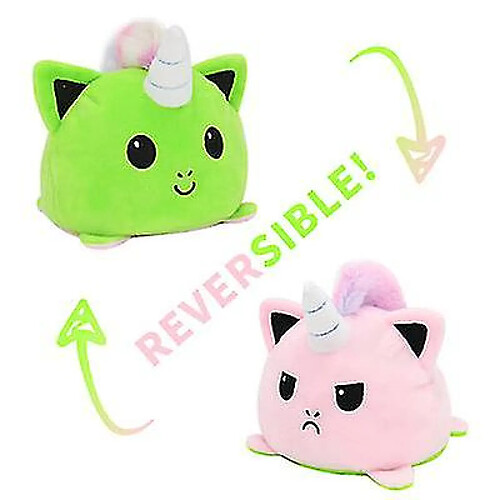 Universal Expression double face flip animal peluche 15cm