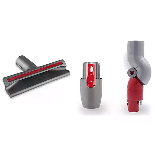 Tête de brosse à aspiration AD, pour clavier de lit Dyson V7 V8 V10 V11 et adaptateur supérieur à dégagement rapide, outil adaptateur inférieur