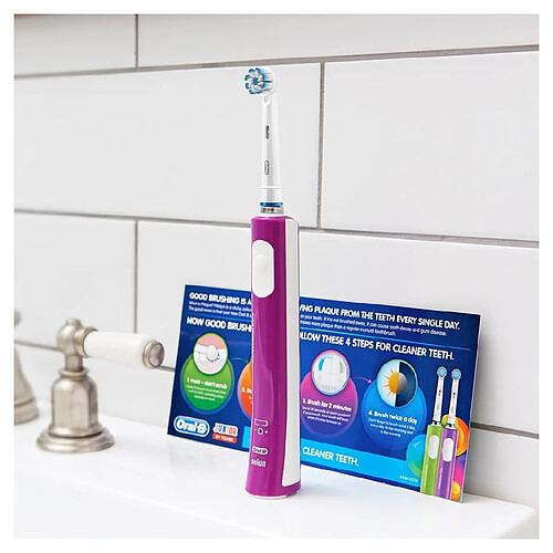 Oral-B Junior 6+ Enfant Violet, Blanc