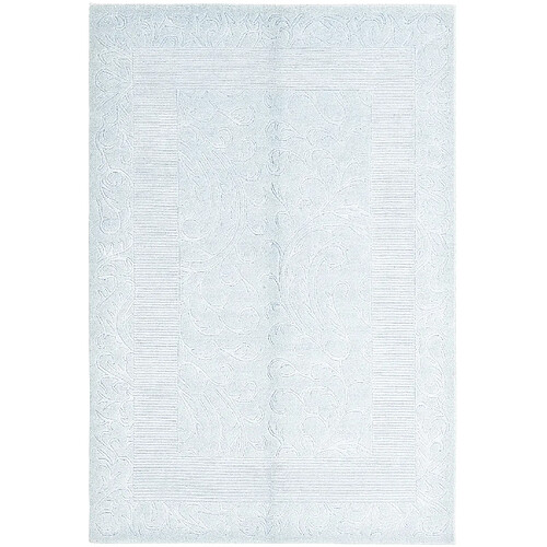 Vidal Tapis de laine 191x130 Bleu Darya