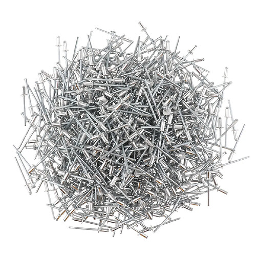 Lot de 1000 rivets pop à dôme ouvert blind en aluminium 4mm 4.0x8mm