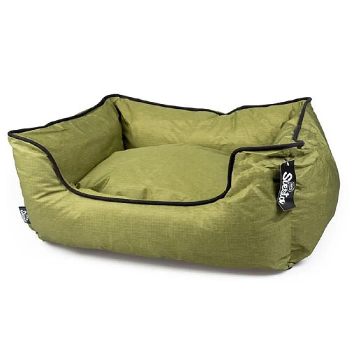 DUVO+ Panier Poly Siesta Olive vert - 60 x 45 x 20 cm - 1,323 kg - Pour chien