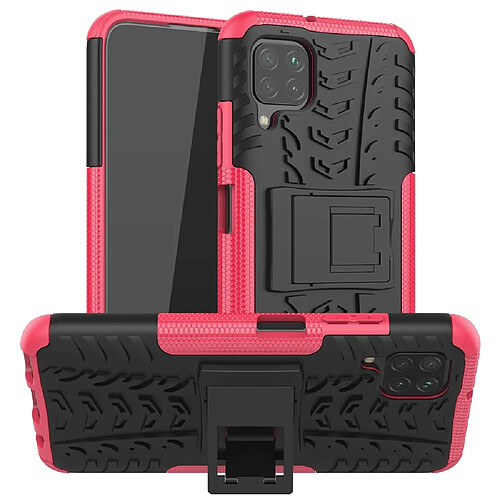 Coque en TPU combo antidérapant avec béquille rose pour votre Huawei P40 lite/Nova 7i/Nova 6 SE