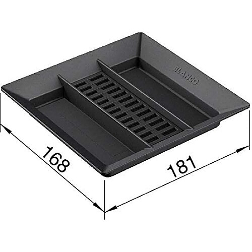 Blanco 229338 Couvercle pour seau de 15 l Compatible avec les systèmes de tri des déchets Select et Flexon II