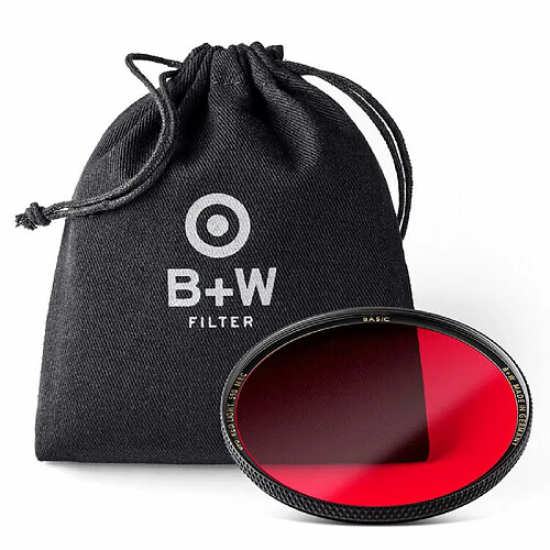 B+W #590/090 Filtre de base MRC pour lumière rouge (46 mm)