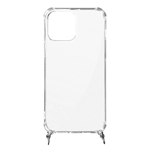 Avizar Coque iPhone 13 Anneau personnalisable avec bijou/Chaîne - Transparent