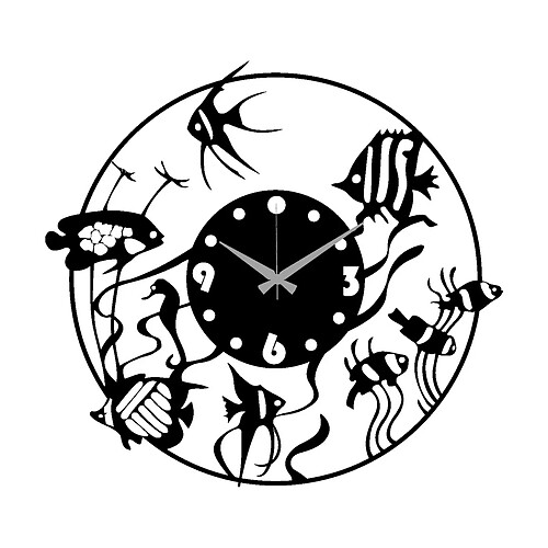 EPIKASA Horloge Murale Pisces 1