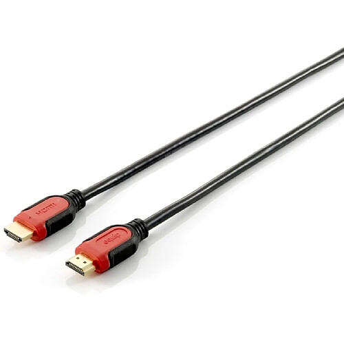 Câble équiper Hdmi Hq M/M avec Ethernet noir 1M