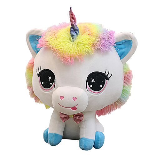 Arc-en-licorne En Peluche En Peluche Doux Jouets En Peluche Pour Enfants Fille Cadeaux D'anniversaire Bleu