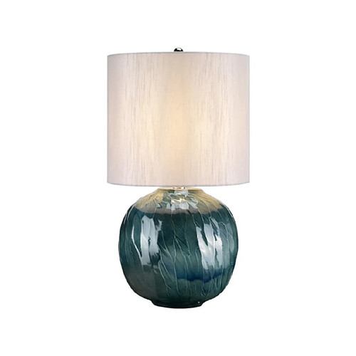 Elstead Lighting Lampe de table Blue Porcelaine Bleu