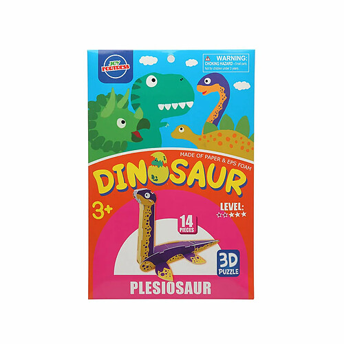 BigBuy Fun Puzzle 3D Plesiosaur Dinosaures