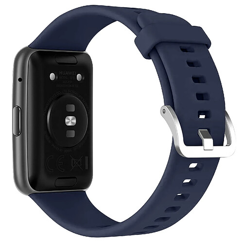 Avizar Bracelet pour Huawei Watch Fit 2 Silicone Résistant Sangle à Trous bleu nuit