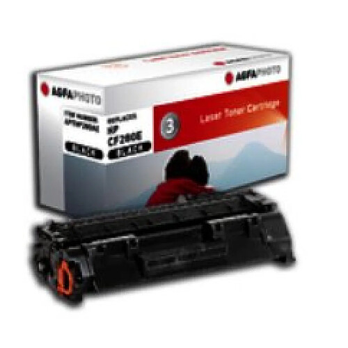 AgfaPhoto Toner BK, rpl CF280A Noir 1 pièce(s)