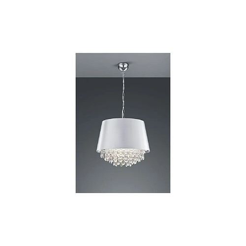 Boutica-Design Suspension Loreley Chromé Transparent Claire 3x40W E14