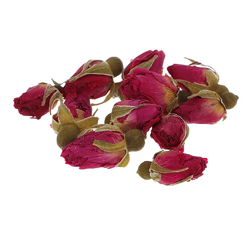 4g / sac naturel fleurs séchées vraies fleurs pour la fabrication de bougies fleur rose