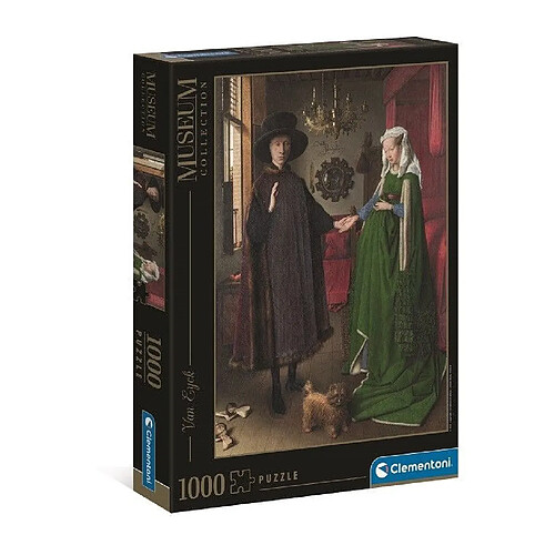 Clementoni Puzzle Col.Museus - Le couple Arnolfini - 1000 pièces (CLE39663)