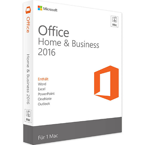 Microsoft Office Famille et Petite Entreprise 2016 pour Mac - en téléchargement