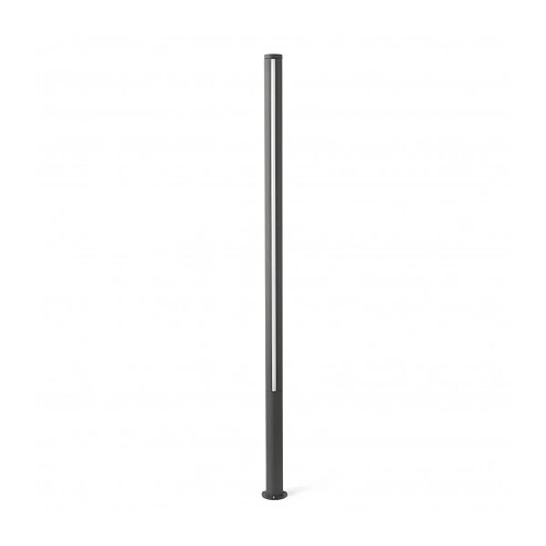 faro Lampadaire de jardin gris foncé Grop h200 cm