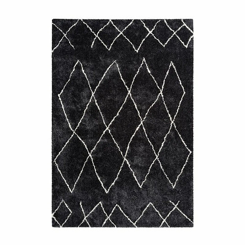 Paris Prix Tapis Motif Géométrique Orlando Anthracite 120 x 170 cm