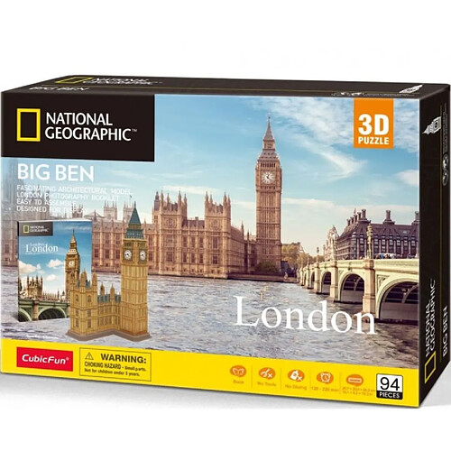 Cubic Fun Puzzle 3D Nati onal Geographic Big Ben