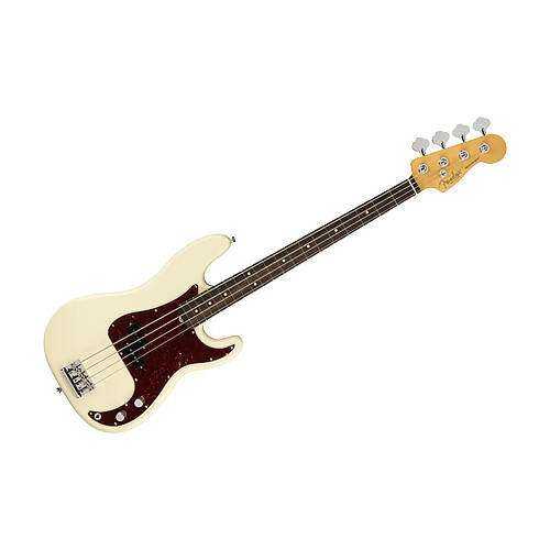 American Professional II Precision Bass RW Olympic White Fender