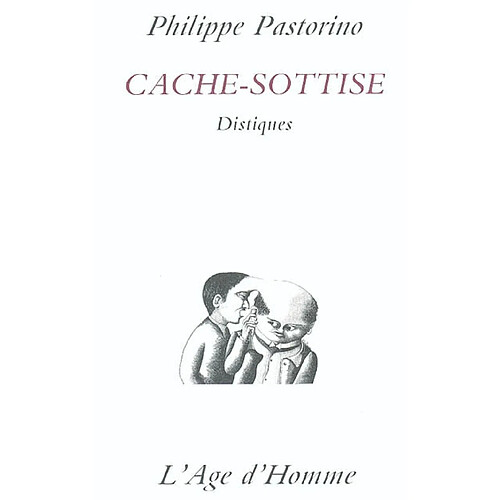 Cache-sottise : distiques · Occasion