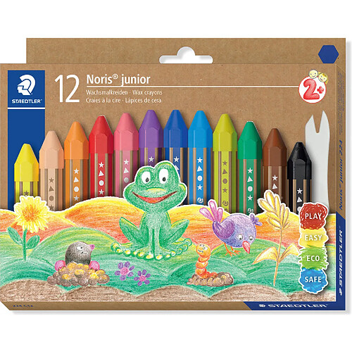 STAEDTLER Craie à la cire Noris junior, étui carton de 12 ()