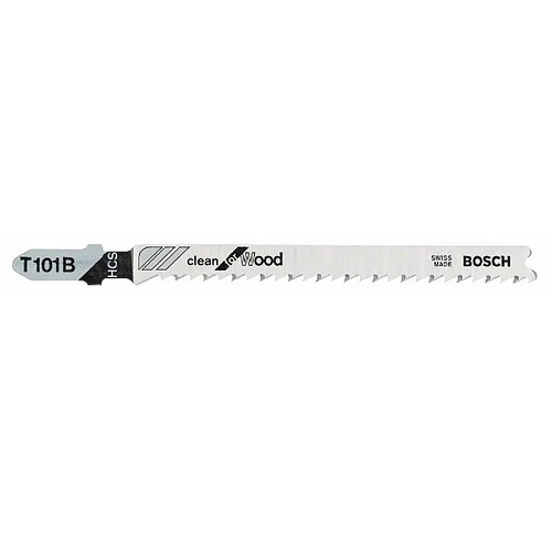 Lames de scie sauteuse Bosch T 101 B Clean for Wood