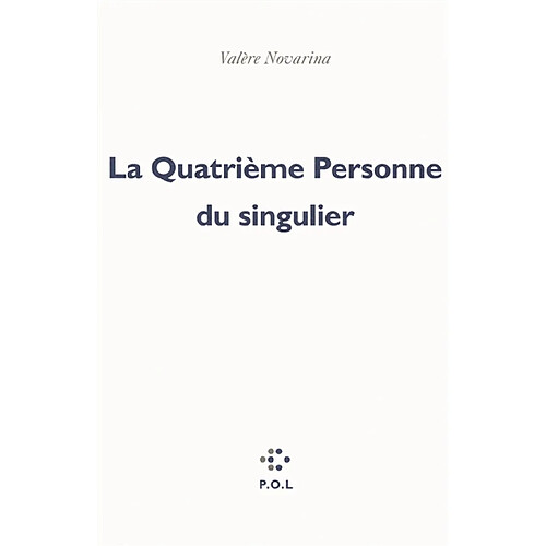 La quatrième personne du singulier · Occasion