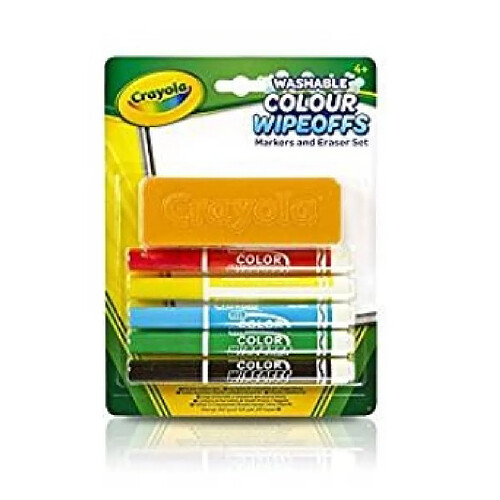 Crayola Set pour Tableau Blanc Effacable a Sec