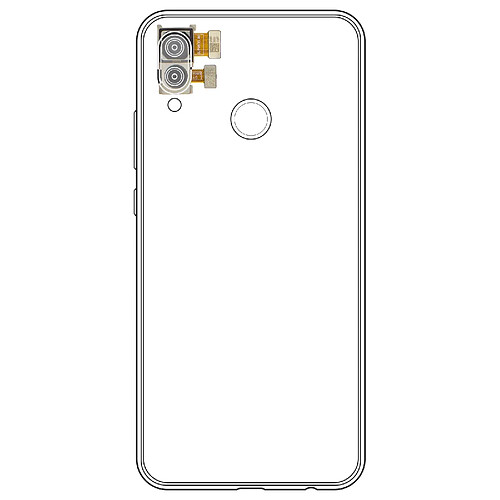 Avizar Caméra Arrière Huawei P20 Lite Module Appareil Photo Compatible + Nappe