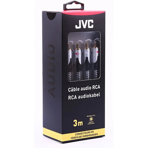 Cable audio Jvc 2RCA CABLE M/M 3M