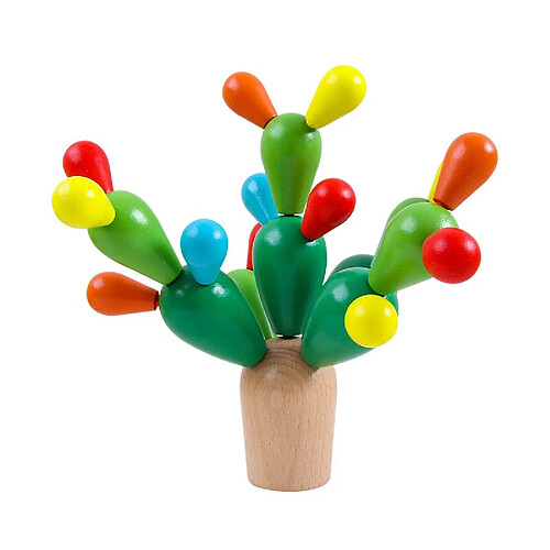 Universal 29 jouets en bois Cactus Blocs Balance Cactus Montessori Jouets en bois Balance Cactus Blocs Montessori Jouets |