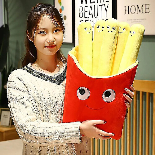 Universal 50 cm Belle frites Frises Toys Cartoon réelle Very Food Oreiller en peluche Poupées douces | Oreillers en peluche