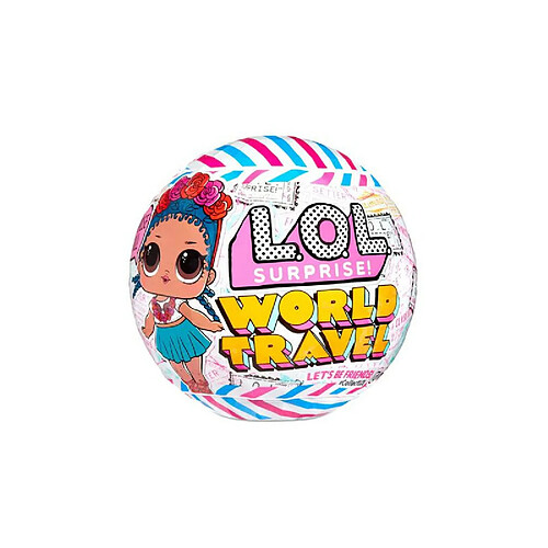 Lol Surprise L.O.L. Surprise - Travel - Mini Poupees du Monde Entier - Modele Aleatoire a Collectionner