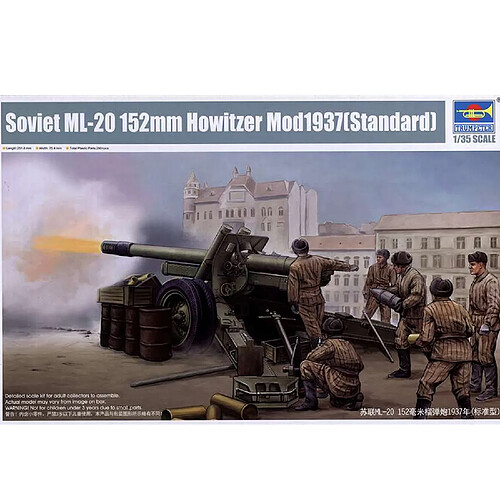 Trumpeter Maquette Canon Howitzer soviétique ML-20 152mm