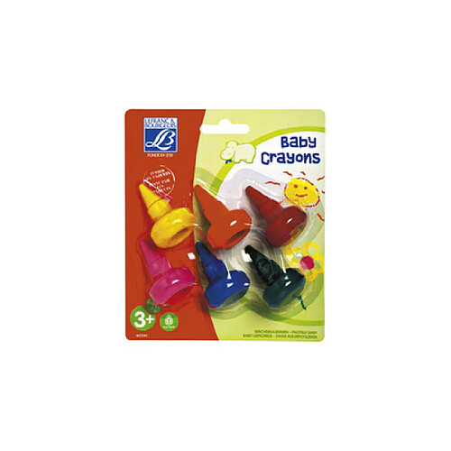 Lefranc Bourgeois LEFRANC & BOURGEOIS Baby crayons, étui de 6, ergonomiques ()