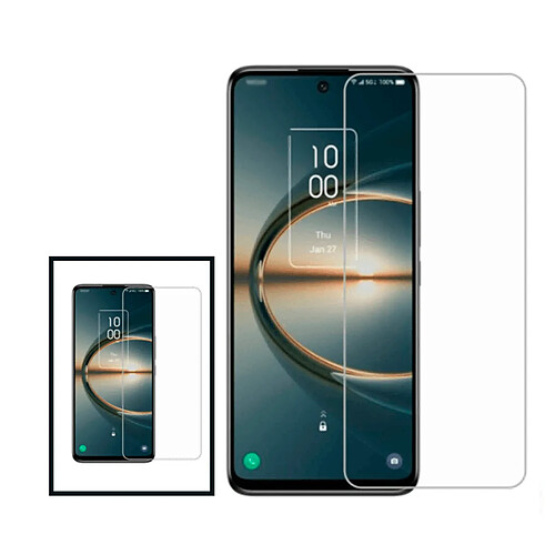 PHONECARE Kit 2 Film Verre Trempé ClearGlass pour TCL 30 V 5G - Transparent / Noir