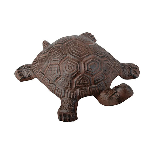 Esschert Design Tortue décorative en fonte 19,3 x 15,2 cm.