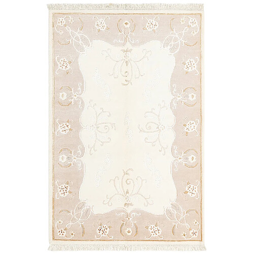 Vidal Tapis de laine 183x122 beige Darya