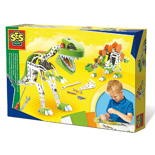 SES CREATIVE Jeu De Construction Dinosaure - Métal