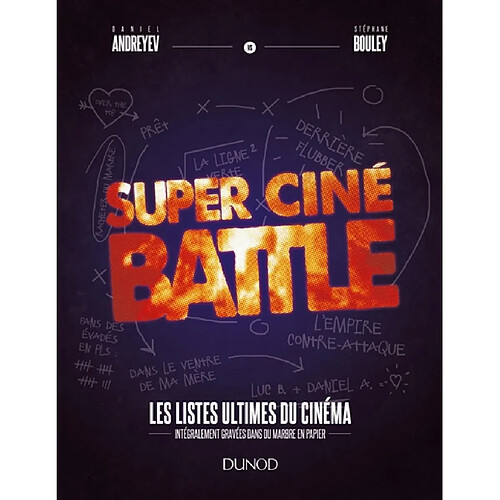 Super ciné battle : le livre des listes ultimes du cinéma · Occasion