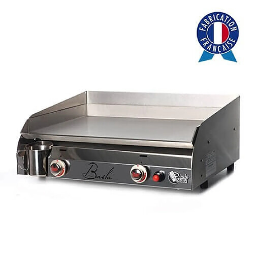 Plancha gaz 2 feux Baila tout inox TSMP - BL2