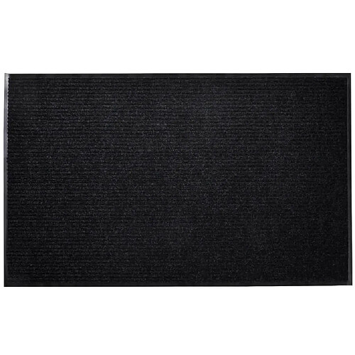 Decoshop26 Paillasson Noir PVC 90 x 150 cm DEC023113