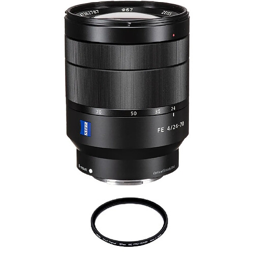 SONY SEL 24-70MM F4 ZA OSS + HOYA 67mm PRO 1D Protector