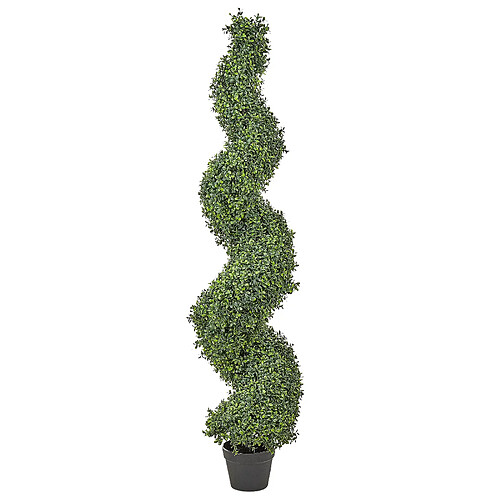 Beliani Plante artificielle BUXUS SPIRAL TREE 158 cm