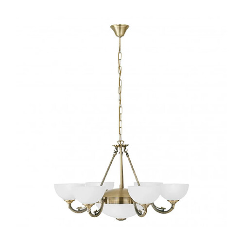 EGLO Chandelier SAVOY 6 ampoules bronze