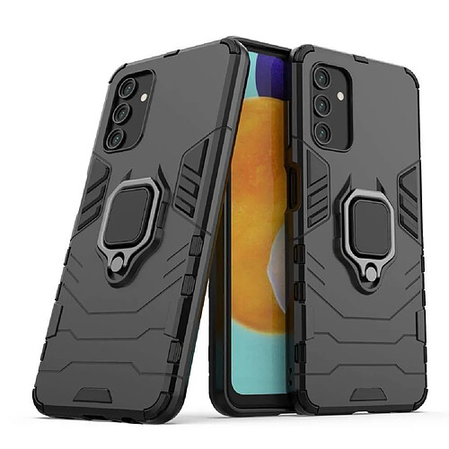 Htdmobiles Coque pour Samsung Galaxy A13 4G / 5G / A04s - housse etui rigide anti choc + verre trempe - NOIR