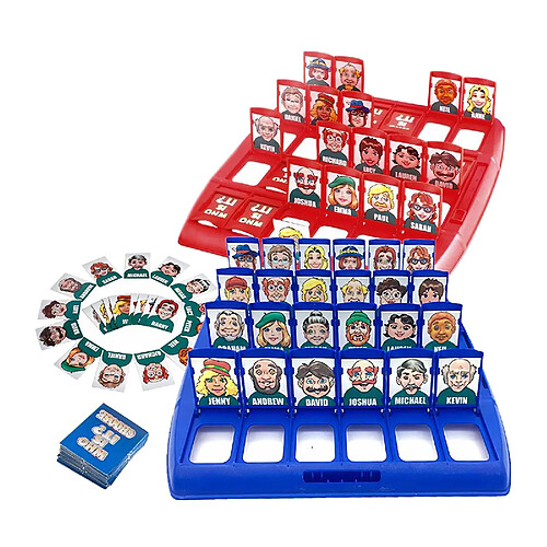 Devinez Qui Est il Jeu de table pour Enfants, Adultes et S'amuser en Famille Indoor Sports Jeu pour Tout Le Monde, venir avec 2 Conseils et 96 Cartes